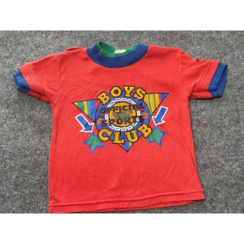 Certified Kid T Shirt Boys 2 T Vintage Red Graphic T Rare